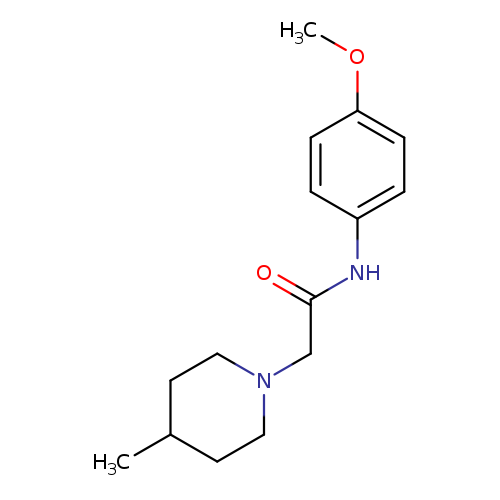 N-(4-methoxyphenyl)-2-(4-methylpiperidin-1-yl)acetamide