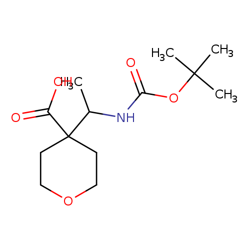 4-(1-{[(tert-butoxy)carbonyl]amino}ethyl)oxane-4-carboxylic acid
