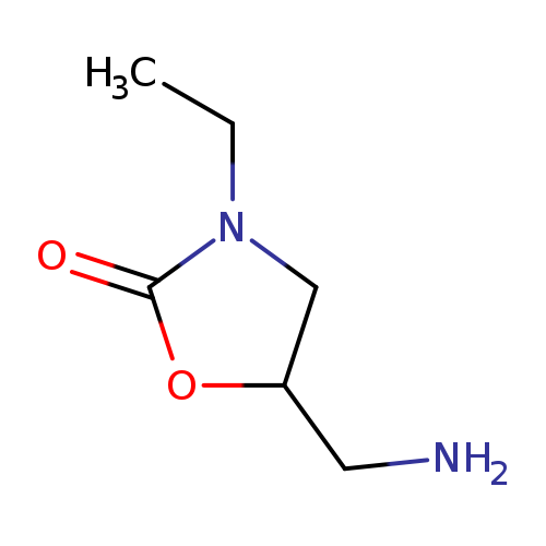 5-(aminomethyl)-3-ethyl-1,3-oxazolidin-2-one