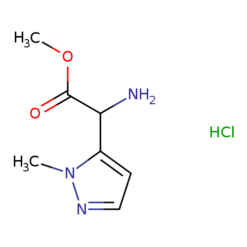 methyl2-amino-2-(1-methyl-1H-pyrazol-5-yl)acetatehydrochloride