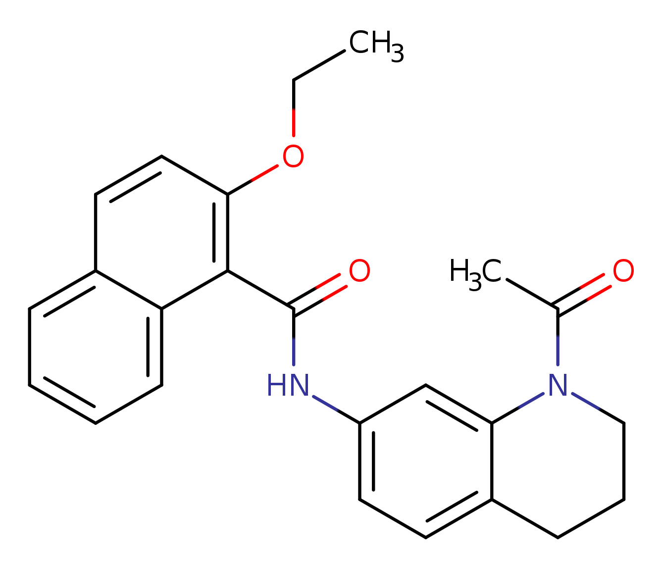 N-(1-acetyl-1,2,3,4-tetrahydroquinolin-7-yl)-2-ethoxynaphthalene-1-carboxamide
