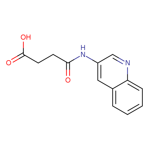 3-[(quinolin-3-yl)carbamoyl]propanoic acid