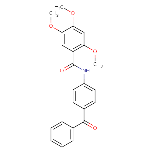 N-(4-benzoylphenyl)-2,4,5-trimethoxybenzamide