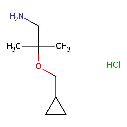 2-(cyclopropylmethoxy)-2-methylpropan-1-amine hydrochloride