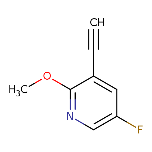 3-ethynyl-5-fluoro-2-methoxypyridine