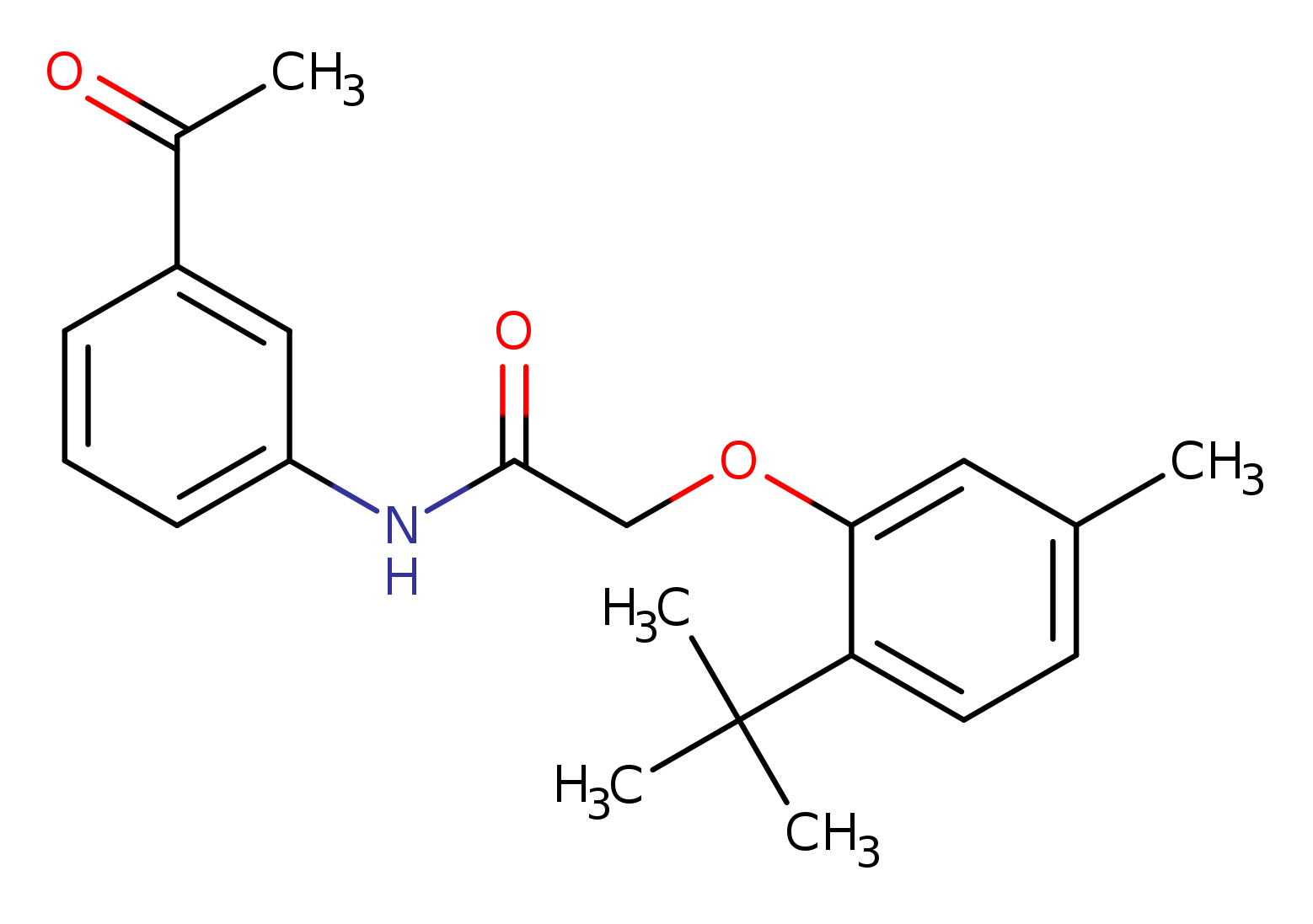 N-(3-acetylphenyl)-2-(2-tert-butyl-5-methylphenoxy)acetamide