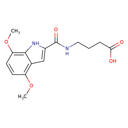 4-[(4,7-dimethoxy-1H-indole-2-carbonyl)amino]butanoic acid