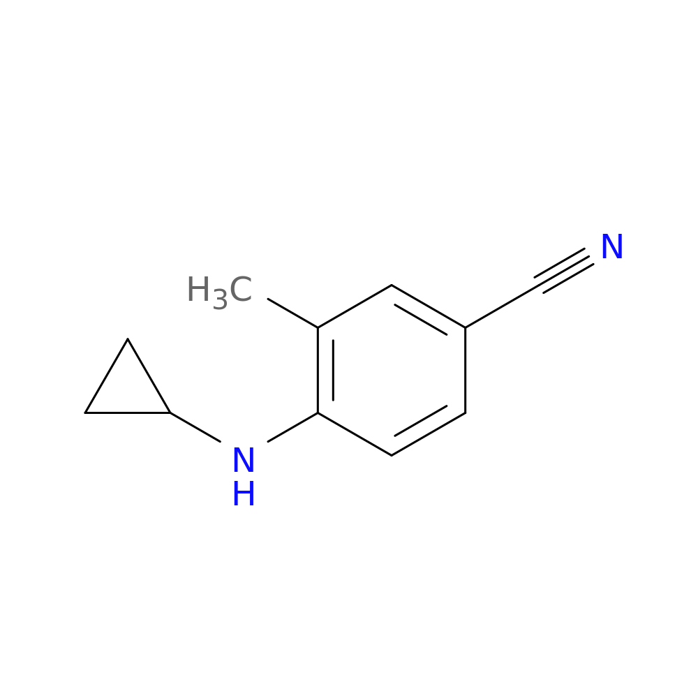 4-(cyclopropylamino)-3-methylbenzonitrile