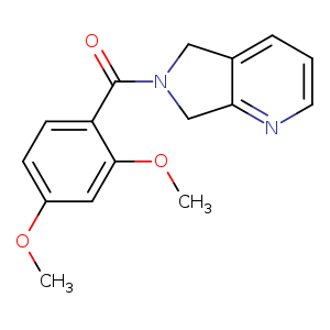 6-(2,4-dimethoxybenzoyl)-5H,6H,7H-pyrrolo[3,4-b]pyridine