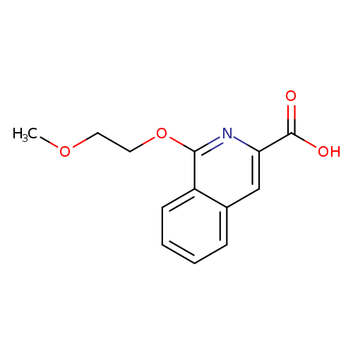1-(2-methoxyethoxy)isoquinoline-3-carboxylic acid