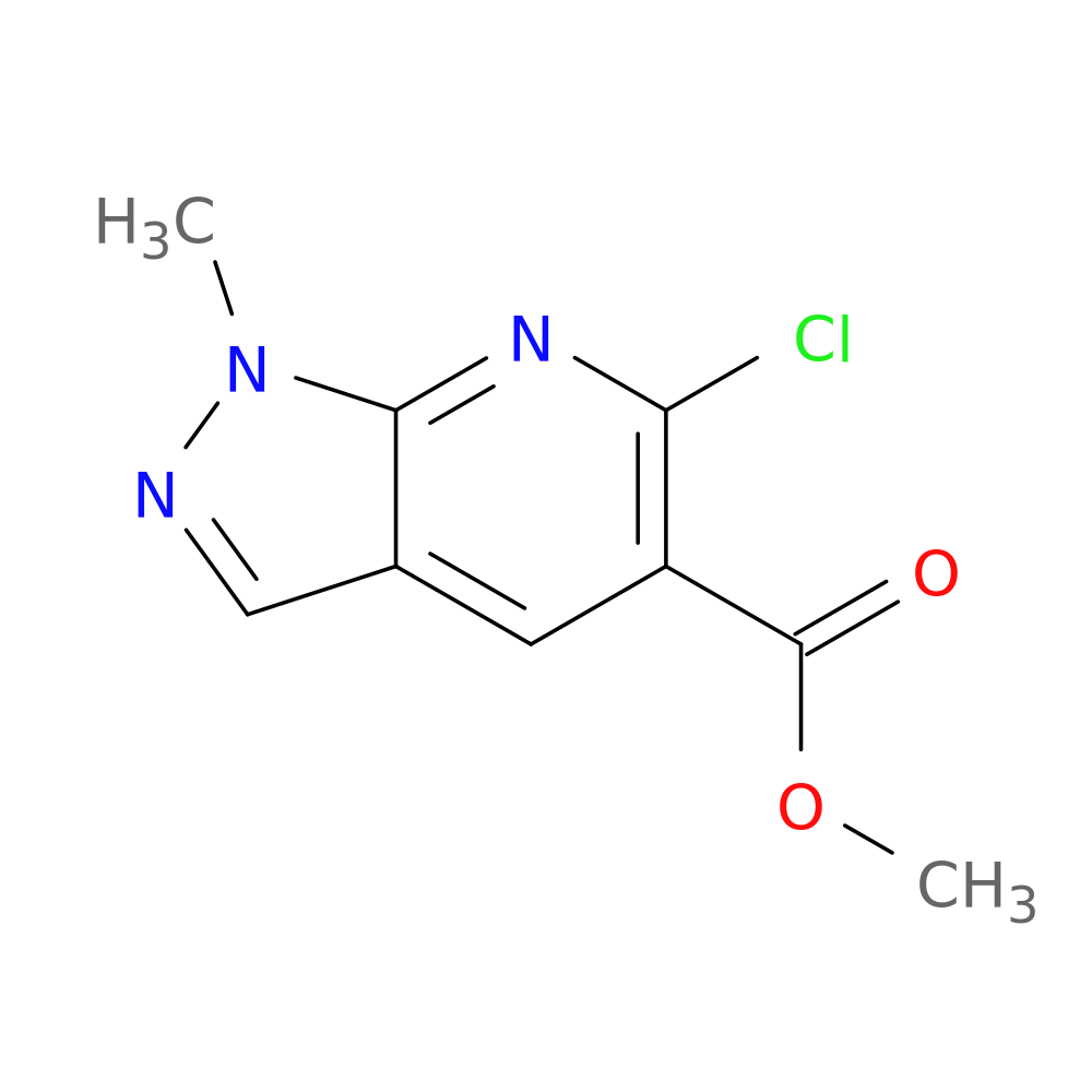 methyl 6-chloro-1-methyl-1H-pyrazolo[3,4-b]pyridine-5-carboxylate