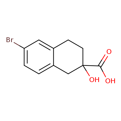 6-Bromo-2-hydroxy-1,2,3,4-tetrahydronaphthalene-2-carboxylic acid