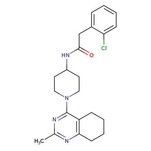 2-(2-chlorophenyl)-N-[1-(2-methyl-5,6,7,8-tetrahydroquinazolin-4-yl)piperidin-4-yl]acetamide
