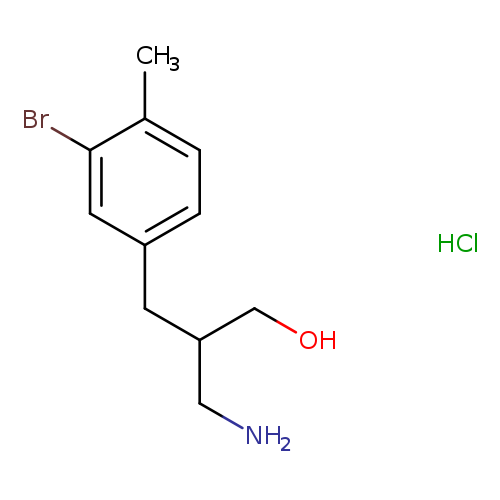 3-amino-2-[(3-bromo-4-methylphenyl)methyl]propan-1-ol hydrochloride