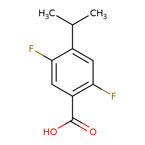2,5-difluoro-4-(propan-2-yl)benzoicacid