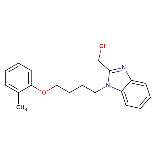 {1-[4-(2-methylphenoxy)butyl]-1H-1,3-benzodiazol-2-yl}methanol