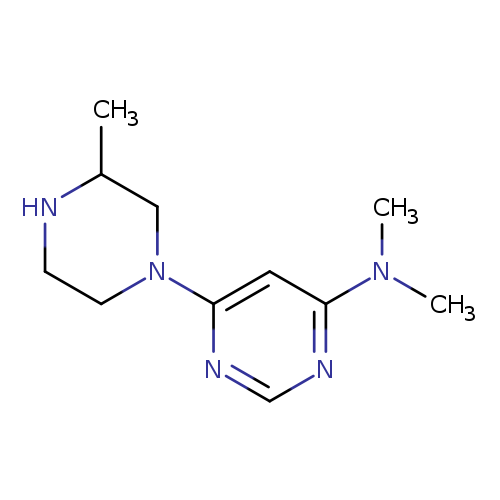 N,N-dimethyl-6-(3-methylpiperazin-1-yl)pyrimidin-4-amine