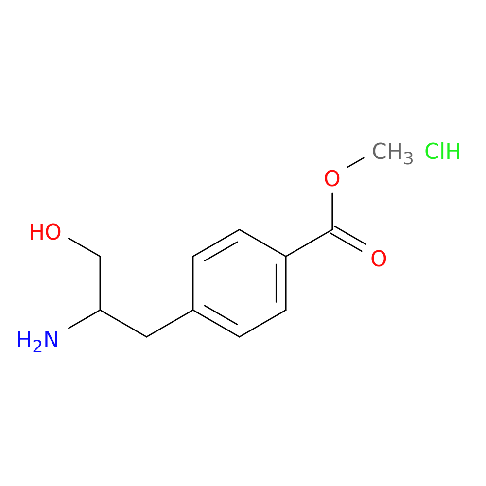 methyl 4-(2-amino-3-hydroxypropyl)benzoate hydrochloride