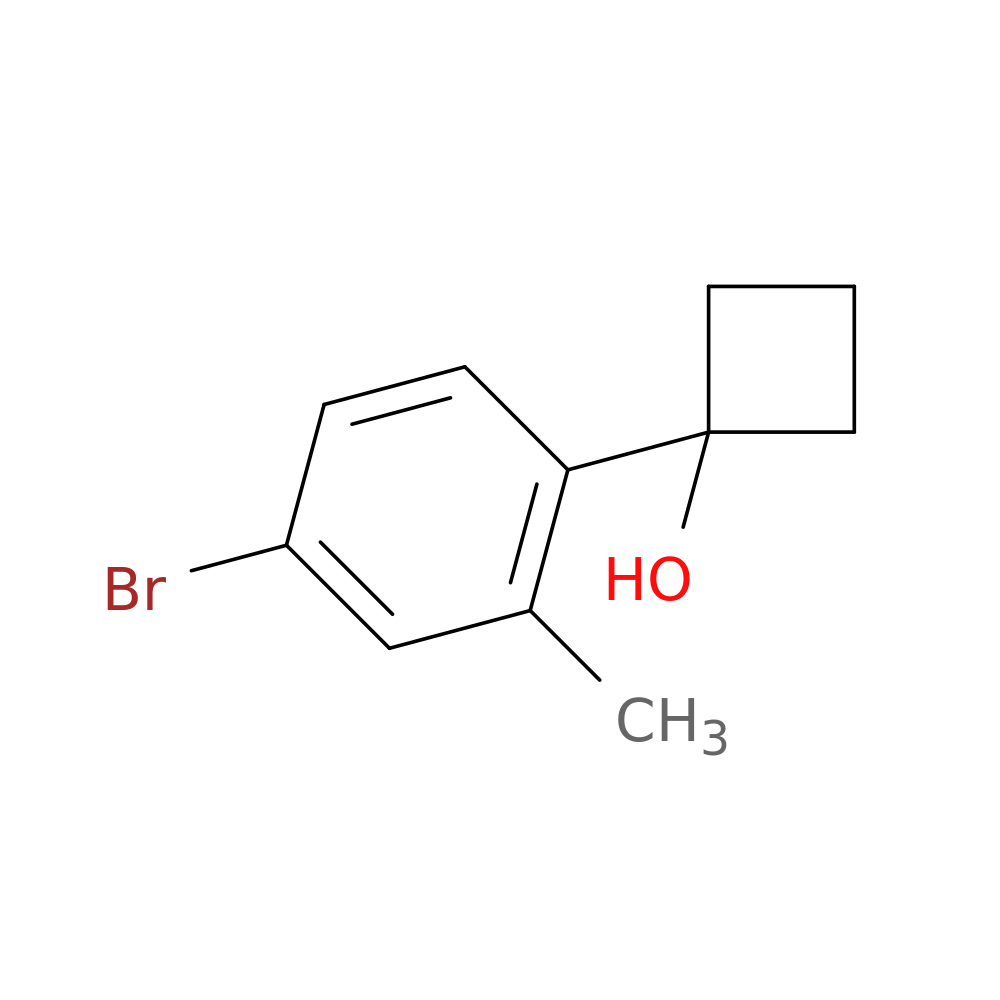 1-(4-Bromo-2-methylphenyl)cyclobutanol