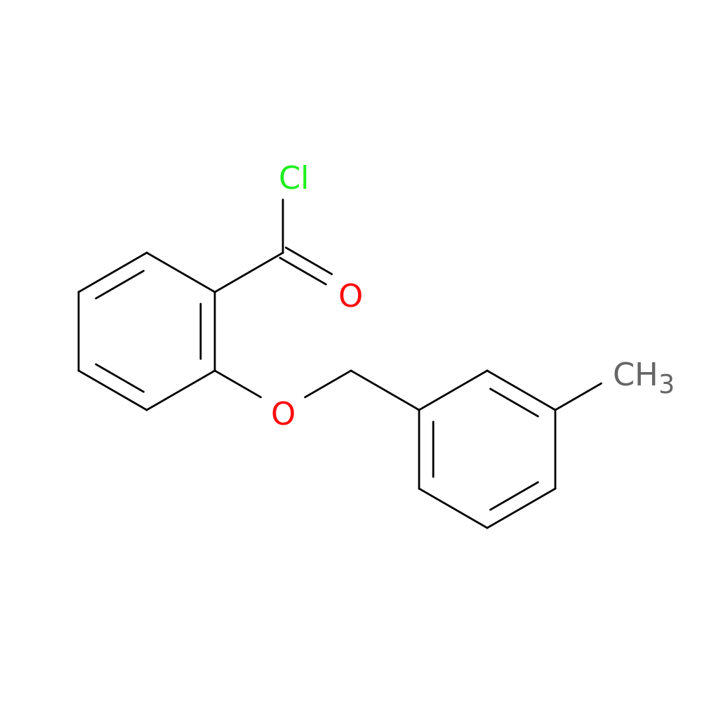 2-[(3-Methylbenzyl)oxy]benzoyl chloride