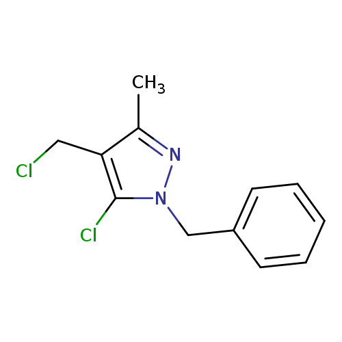 1-benzyl-5-chloro-4-(chloromethyl)-3-methyl-1H-pyrazole