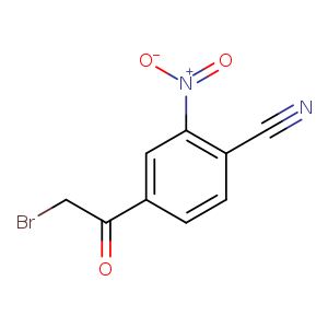 4-(2-bromoacetyl)-2-nitrobenzonitrile