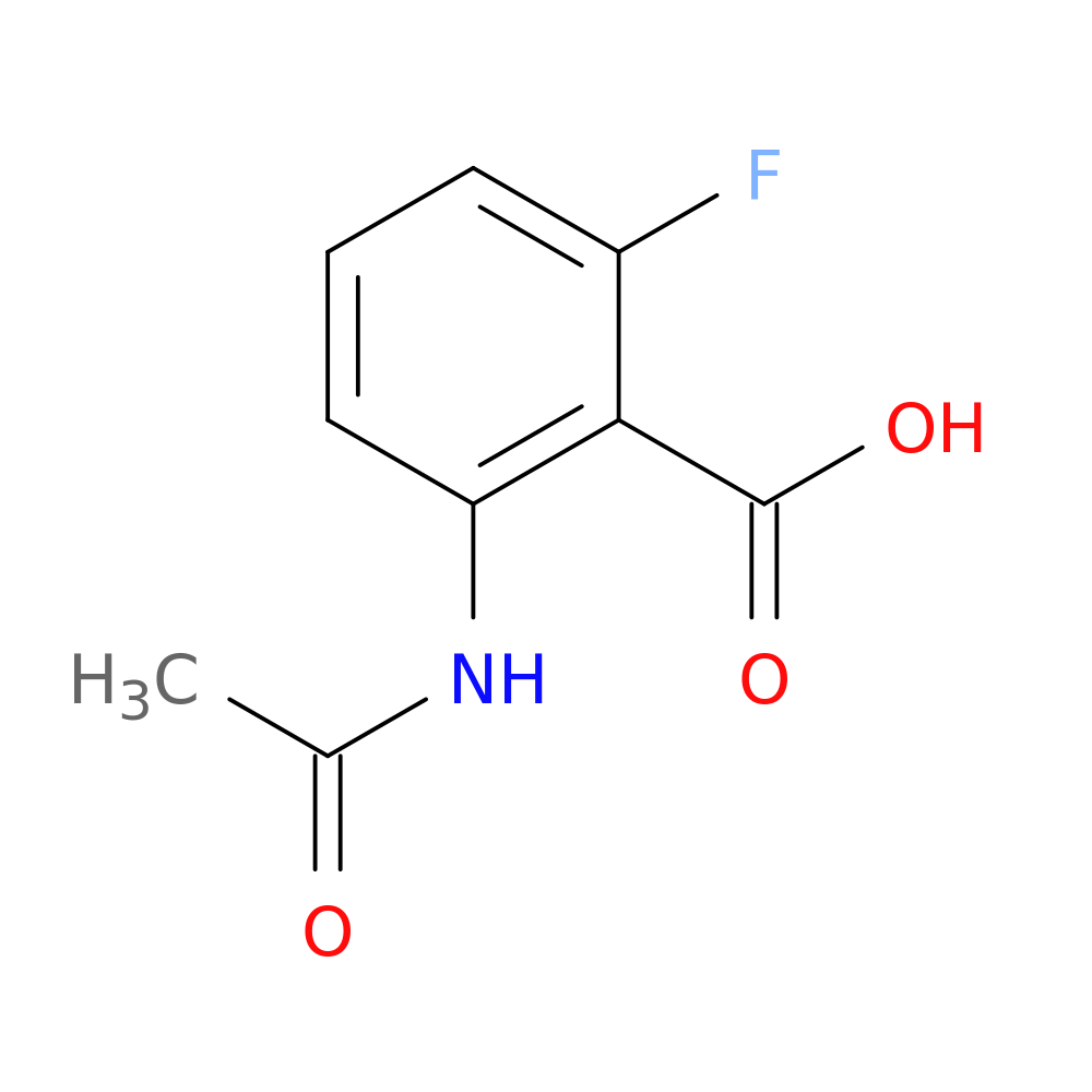 2-acetamido-6-fluorobenzoic acid