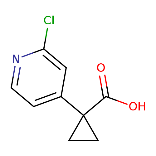 1-(2-chloropyridin-4-yl)cyclopropane-1-carboxylic acid