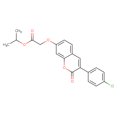 propan-2-yl 2-{[3-(4-chlorophenyl)-2-oxo-2H-chromen-7-yl]oxy}acetate