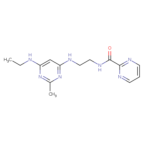 N-(2-{[6-(ethylamino)-2-methylpyrimidin-4-yl]amino}ethyl)pyrimidine-2-carboxamide