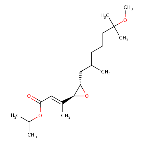 2-Butenoic acid, 3-[3-(6-methoxy-2,6-dimethylheptyl)oxiranyl]-,1-methylethyl ester