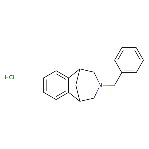 1,5-Methano-1H-3-benzazepine, 2,3,4,5-tetrahydro-3-(phenylmethyl)- hydrochloride