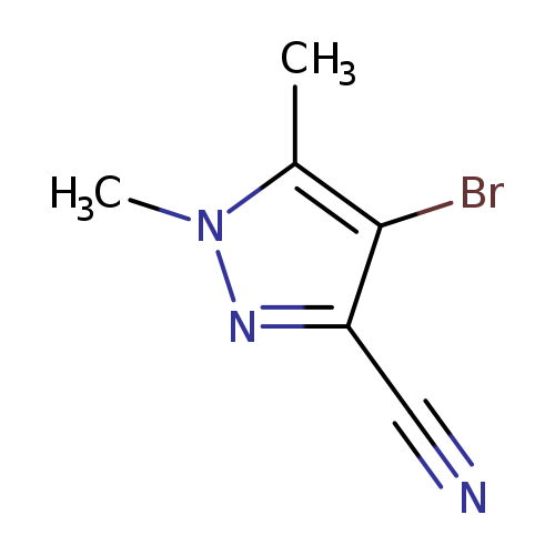4-Bromo-1,5-dimethyl-1H-pyrazole-3-carbonitrile