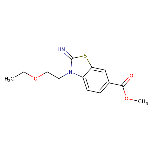 methyl 3-(2-ethoxyethyl)-2-imino-2,3-dihydrobenzo[d]thiazole-6-carboxylate 4-methylbenzenesulfonate