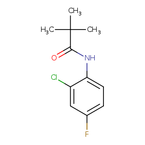 N-(2-chloro-4-fluorophenyl)-2,2-dimethylpropanamide
