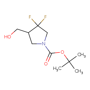 1-Pyrrolidinecarboxylic acid, 3,3-difluoro-4-(hydroxymethyl)-, 1,1-dimethylethyl ester