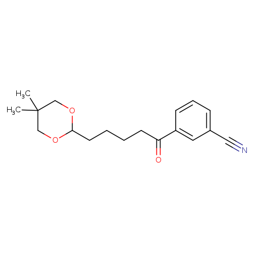 3'-Cyano-5-(5,5-dimethyl-1,3-dioxan-2-yl)valerophenone