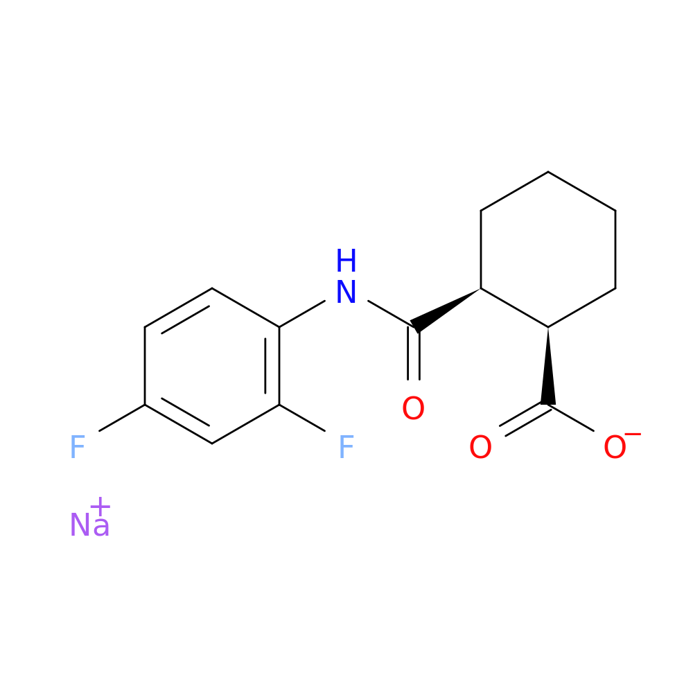 rac-sodium (1R,2S)-2-[(2,4-difluorophenyl)carbamoyl]cyclohexane-1-carboxylate