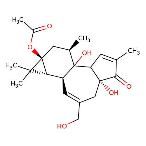5H-Cyclopropa[3,4]benz[1,2-e]azulen-5-one,9a-(acetyloxy)-1,1a,1b,4,4a,7a,7b,8,9,9a-decahydro-4a,7b-dihydroxy-3-(hydroxymethyl)-1,1,6,8-tetramethyl-,(1aR,1bS,4aR,7aS,7bR,8R,9aS)-