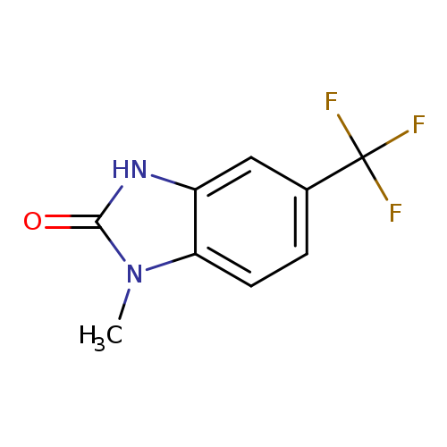 2H-Benzimidazol-2-one, 1,3-dihydro-1-methyl-5-(trifluoromethyl)-