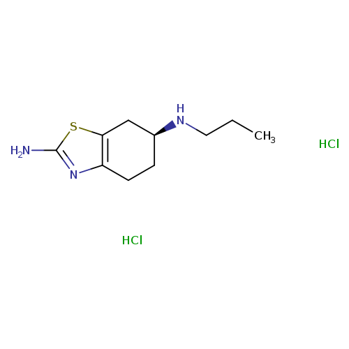 2,6-Benzothiazolediamine, 4,5,6,7-tetrahydro-N6-propyl-,dihydrochloride, (6S)-