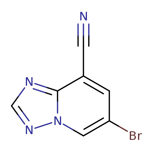 6-bromo-[1,2,4]triazolo[1,5-a]pyridine-8-carbonitrile