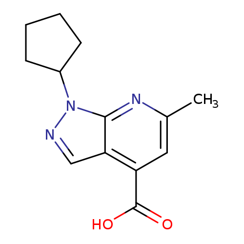 1-Cyclopentyl-6-methyl-1h-pyrazolo[3,4-b]pyridine-4-carboxylic acid
