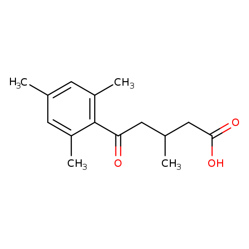 3-Methyl-5-oxo-5-(2,4,6-trimethylphenyl)valeric acid