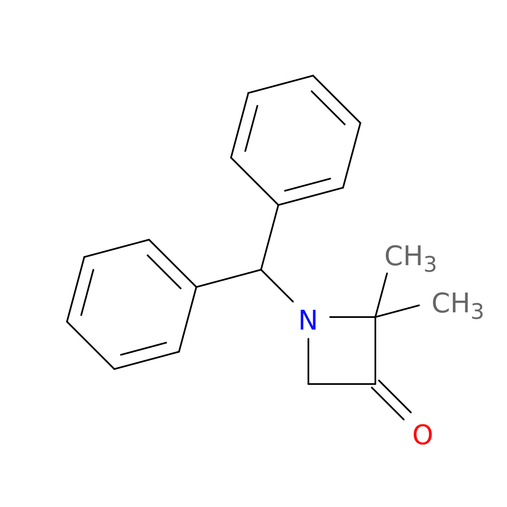 1-(Diphenylmethyl)-2,2-dimethyl-3-azetidinone