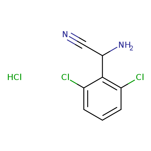 2-amino-2-(2,6-dichlorophenyl)acetonitrile hydrochloride