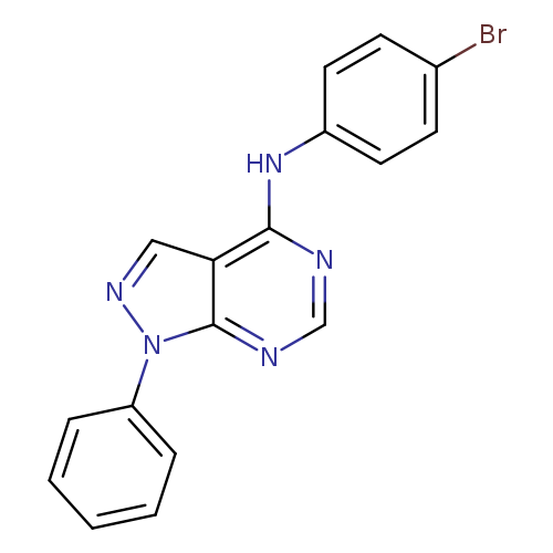 N-(4-bromophenyl)-1-phenyl-1H-pyrazolo[3,4-d]pyrimidin-4-amine