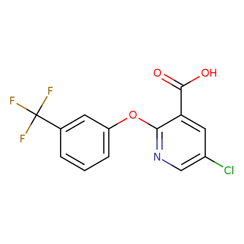 5-chloro-2-[3-(trifluoromethyl)phenoxy]nicotinic acid