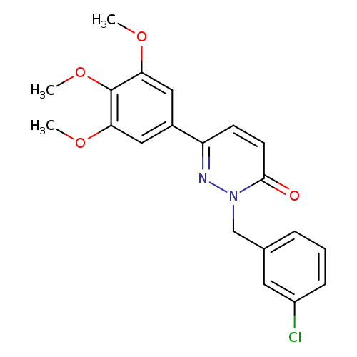 2-[(3-chlorophenyl)methyl]-6-(3,4,5-trimethoxyphenyl)-2,3-dihydropyridazin-3-one