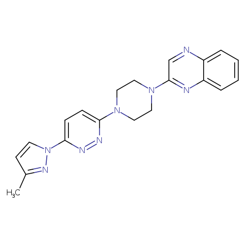 2-{4-[6-(3-methyl-1H-pyrazol-1-yl)pyridazin-3-yl]piperazin-1-yl}quinoxaline